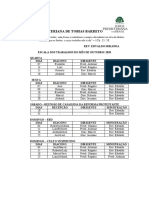 Escala Do Mês de Outubro de 2020 Iptb