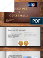 ORIGEN DEL BANCO DE GUATEMALA