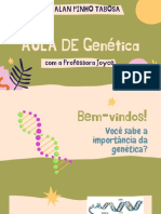 Genética: DNA, RNA e expressão gênica