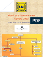 Matrices y Determinantes Algebra Líneal