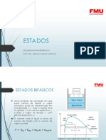 Estados e propriedades termodinâmicas