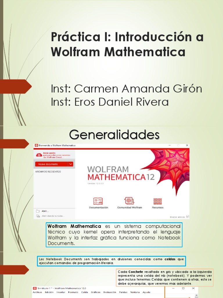 Introducción a Wolfram Mathematica | PDF | Sistema coordinado | Integral