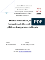 Delitos Economicos, Delitos Bancarios, Delitos Contra La Fe Publica Maybel Gonzalez