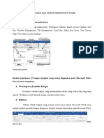 Menjelaskan Tentang Komponen Dan Fungsi MS WORD