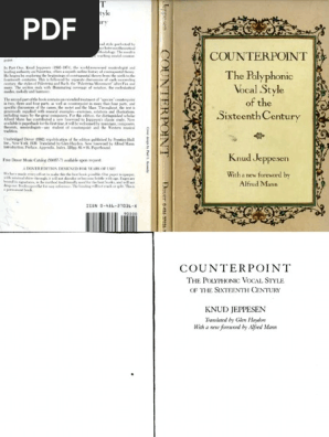 Knud Jeppesen Counterpoint | PDF