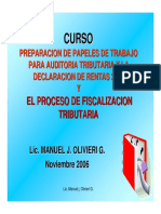 Curso Papeles de Trabajo Tributario