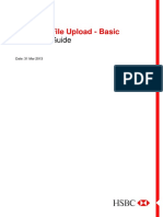 HSBCnet File Upload Basic - Customer Guide v4.0