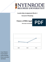 Scenario Planning - Leadership Assignment