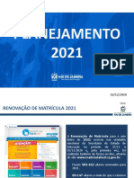 Renovação de Matrícula 2021 RJ