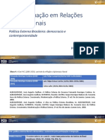 Aula 03 - Marcus Dezemone - 18 - 05 - 2020 - Politica Externa Brasileira Democracia e Contemporaneidade