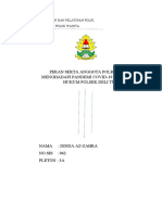 Peran Serta Anggota Polri Dalam Menghadapi Pandemi Covid-19 Di Wilayah Hukum Polsek Deli Tua