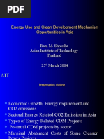 Energy Use and Clean Development Mechanism Opportunities in Asia