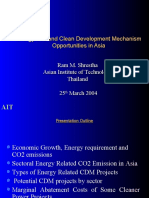 Energy Use and Clean Development Mechanism Opportunities in Asia