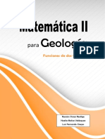 Funciones de dos variables en geología