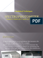 Introduction to Analytical Techniques: Spectrophotometry