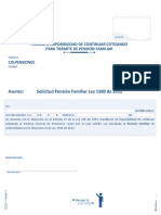 Imposibilidad de Continuar Cotizando para Trámite de Pensión Familiar