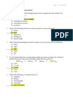 Physical Means, It Is - .: Part I. 4 Points Each - Circle Your Answers