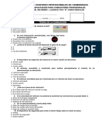 Cuestionario Evaluacion Final de Grado Licencia Tipo e Regular