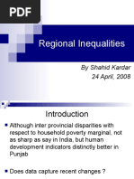 Regional Inequalities: by Shahid Kardar