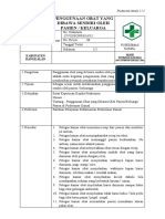 Sop Penggunaan Obat Yang Dibawa Sendiri Oleh Pasien