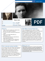 Science - Book Profile Marie Curie