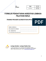 F.01 (Formulir Pendaftaran Akreditasi LPK) Rev.03-30072020