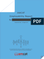 Sample Bdjobs-Amcat Certificate and Report