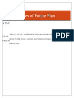 Types of Future Plan