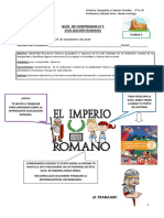 Historia 3ºB Guía 1 Roma Unidad 3