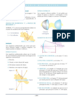 ÓPTICA - FORMULAS FISICA