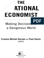 The Irrational Economist - Making Decisions in A Dangerous World, Erwann Michel-Kerjan, Paul Slovic
