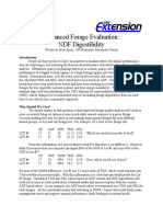 Enhanced Forage Evaluation: NDF Digestibility: Written by Scott Reuss, UW-Extension, Marinette County