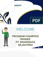 Materi Champion Trainee 2021