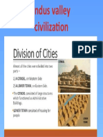 Indus Valley Civilization, Division of Cities by Sahithi Chaitra, 6E
