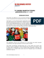 Project Report On Soft Drinks Manufacturing