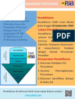 Pengumuman - Pengumuman Pembukaan Pendaftaran CSMS Tahap 3