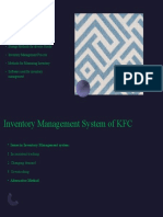 Inventory Management System of KFC