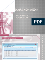 Samrs Non-Medik: Inventarisasi Pengembalian