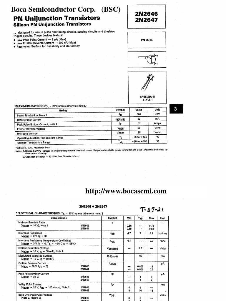 2N2 646 | PDF