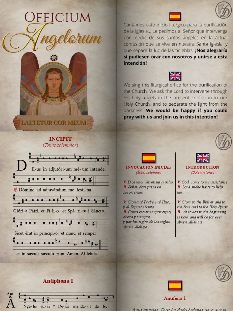 27 Officium Angelorum | PDF | orador del Señor | Adoración Cristiana Y ...