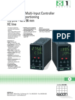 Configurable Multi-Input Controller With Time-Proportioning 1/8 DIN - 48 X 96 MM XE Line