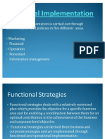Functional Implementation