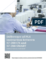 Difference of PLS Instruction Between S7-200 CN and S7-200 SMART