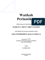 Sijil Watikah Perlantikan 2021