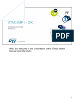 Hello, and Welcome To This Presentation of The STM32 Global Interrupt Controller (GIC)