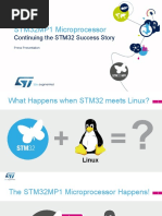 STM32MP1 Microprocessor: Continuing The STM32 Success Story