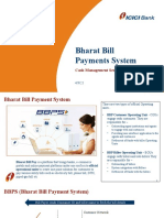 Bharat Bill Payments System: Cash Management Services