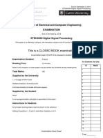 This Is A CLOSED BOOK Examination: Department of Electrical and Computer Engineering Examination