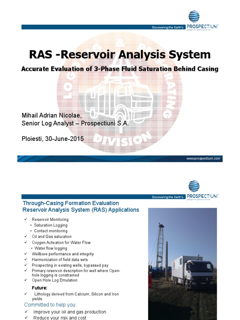 Gas Reservoir Analysis with RAS System | PDF | Petroleum Reservoir ...