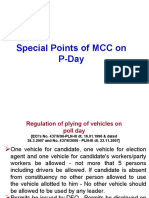Special Points of MCC On P-Day